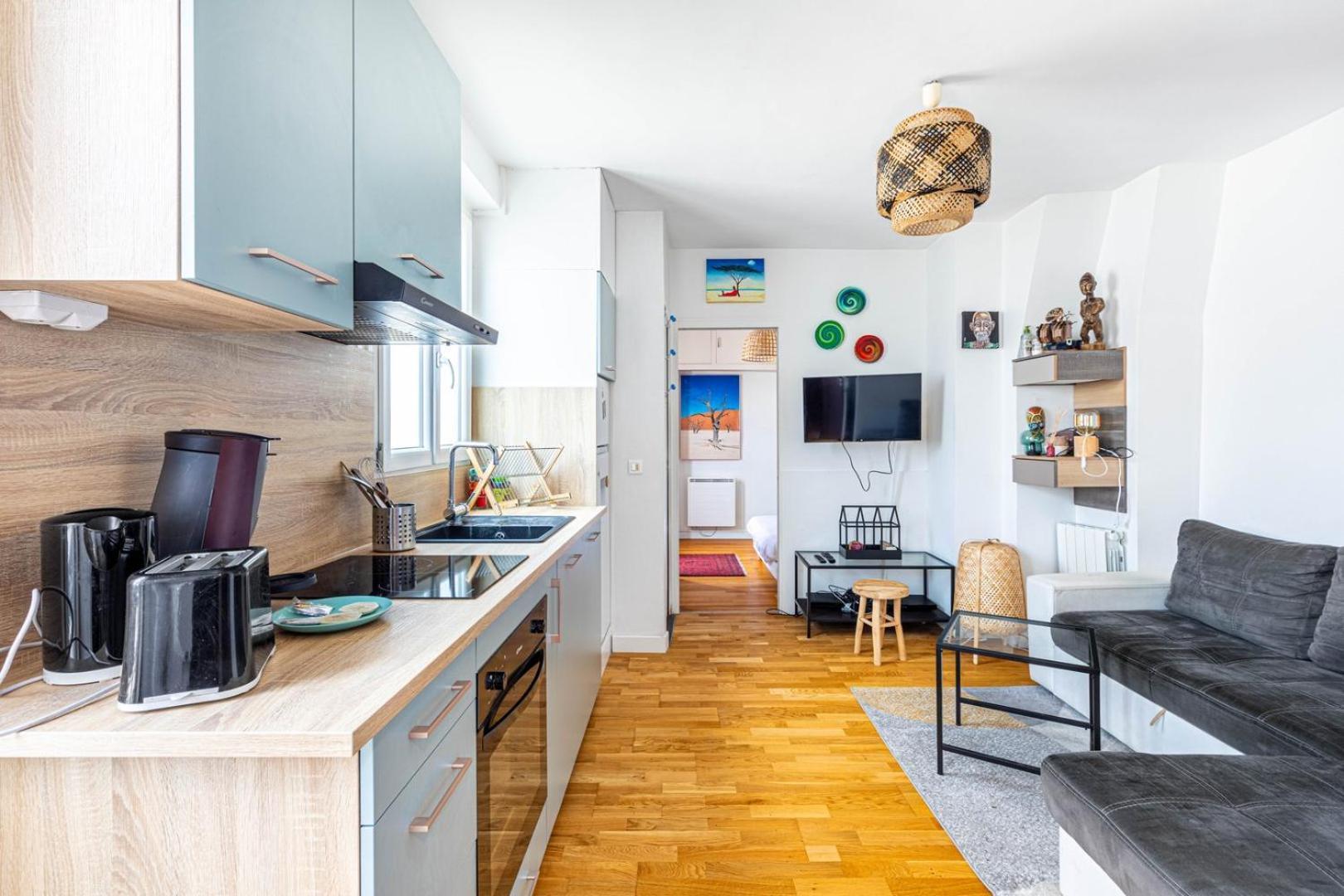 Appartement Guestready - Pour 2 A Deux Pas Du Metro Parijs